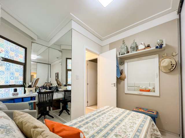 Apartamento na Pituba com 3 quartos e 2 suítes, 89m² à venda por R$ 750.000,00