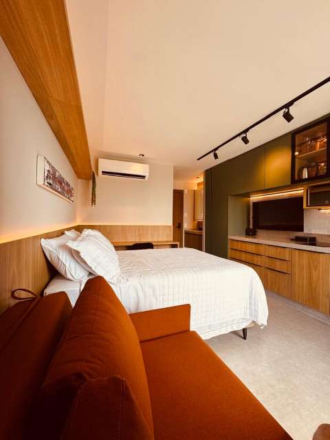 Studio no Alive Vitória, porteira fechada, 29m² à venda por R$695.000,00