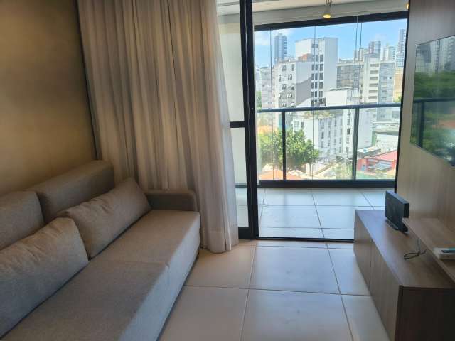 Apartamento com 1 quarto e 1 suíte, 35 m² para alugar por R$ 3.600,00 - Barra, Salvador/BA  