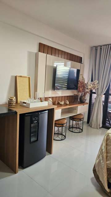 ILHA DE MYKONOS | Studio em Itapuã PORTEIRA FECHADA, 24m² à venda por R$ 480.000,00