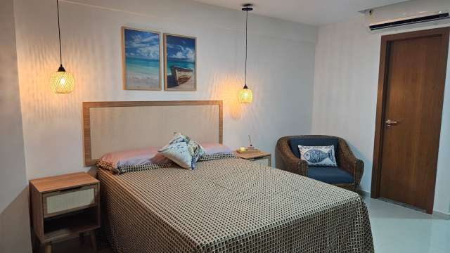 ILHA DE MYKONOS | Studio em Itapuã PORTEIRA FECHADA, 24m² à venda por R$ 480.000,00