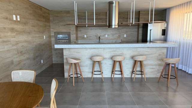 ILHA DE MYKONOS | Studio em Itapuã PORTEIRA FECHADA, 24m² à venda por R$ 480.000,00