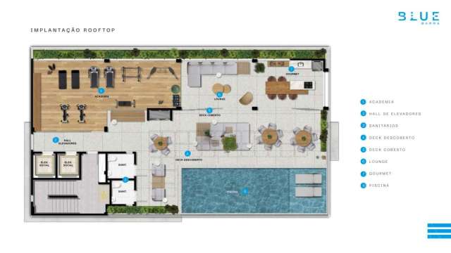 Blue Barra - Apartamento com 35,37 m² à venda por R$ 470.000,00 - Salvador/Ba